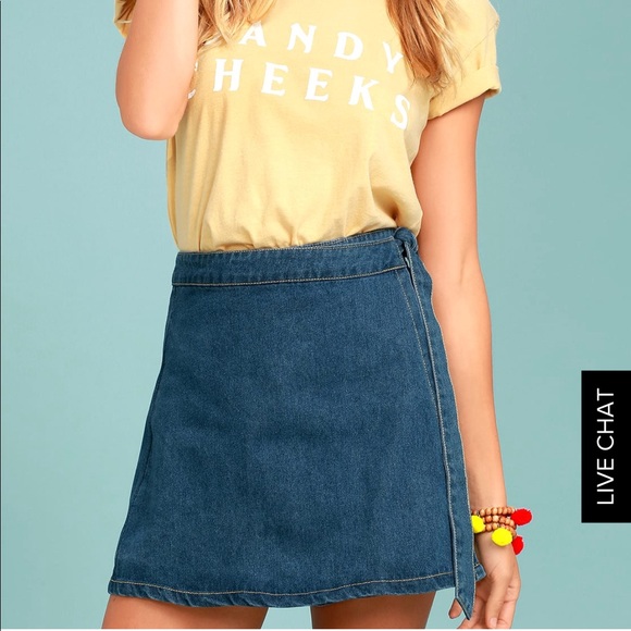 Lulus Dresses & Skirts - Lulus Denim Skirt